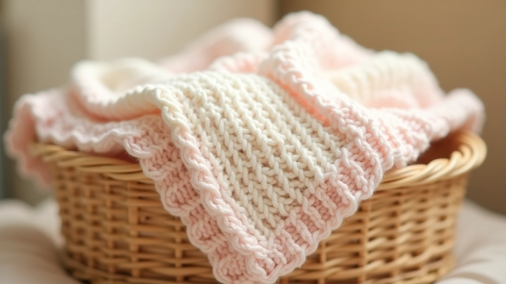 Hand-Knitted Blanket Gift Set